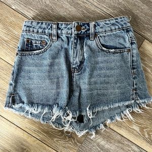 Tobi Denim Jean Frayed Cutoff Shorts Size 26